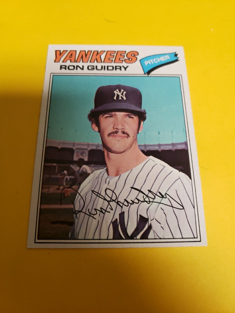 1977 Topps Burger King New York Yankees #11 Ron Guidry