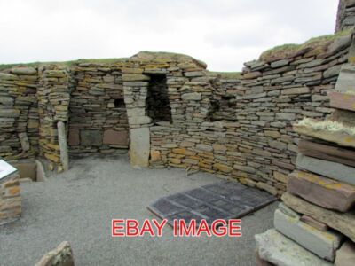 PHOTO  SHETLAND JARLSHOF BROCH BUILT IN THE LAST CENTURY BC TO FIRST CENTURY AD.