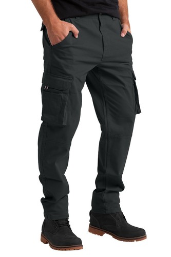 Herren Flex Cargo Combat Arbeitshose Schwerlast strecken lässig Arbeiten Hose - Bild 17 von 45
