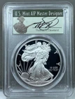2021-W T1 Proof Silver Eagle PCGS PR70 First Day of Issue Thomas Cleveland Signe