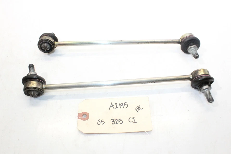 2005 BMW 325Ci FRONT STABILIZER SWAY BAR END LINK PAIR A2195 - Image 2 of 4