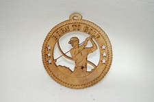 MALE BORN TO GOLF LASER CUT ORNAMENT