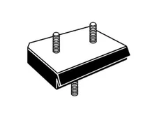 For 1971 Dodge W100 Pickup Transmission Mount 33743RB 1969 6.6L V8