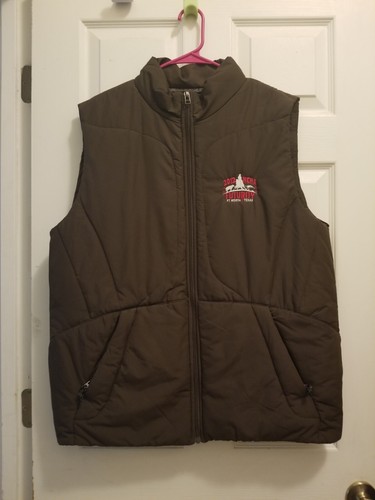 Vest - Brown - L NCHA World Championship Ft Worth Texas Puffer - Picture 3 of 23