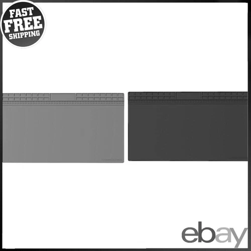 Silikon Isolierpad Hitzebeständige Arbeitsmatte 70*40CM BGA Lötmatte (grau)