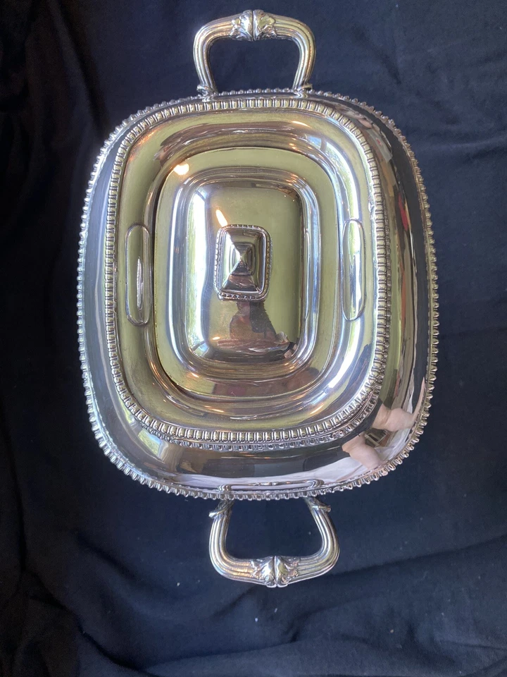 Urna de agua caliente georgiana antigua placa de plata Sheffield C. 1810 Foto 2 de 4