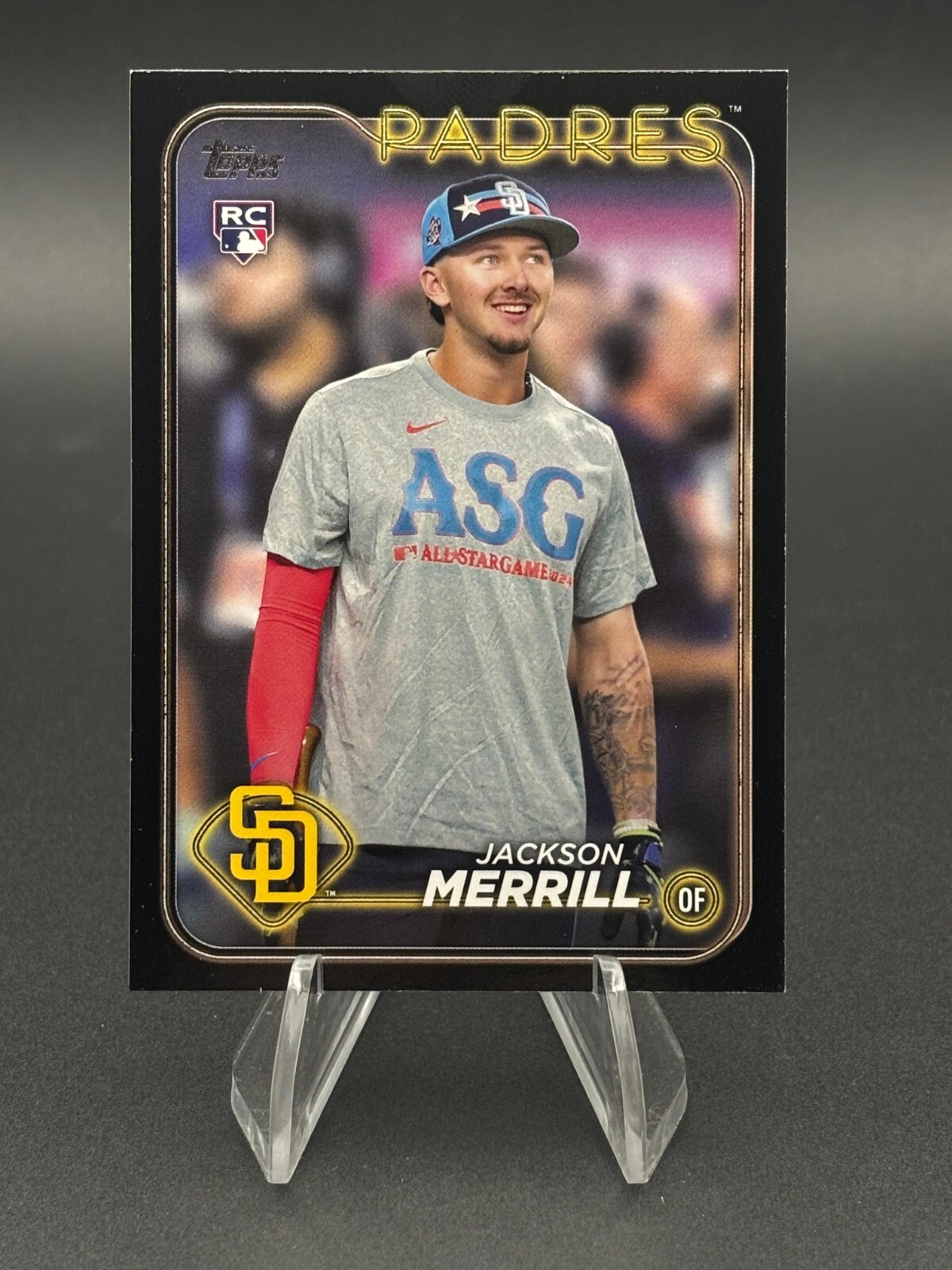 Jackson Merrill -2024 Topps Update All Star Game Black- RC #ASG49 - /299 Padres