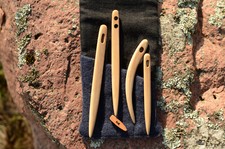 Set of 4 nalbinding needles, Needles with Cas...