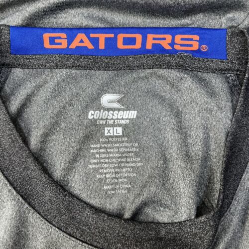 T-shirt Colosseum Own The Stands Florida Gators grigia manica lunga taglia XL X10 - Foto 3 di 8