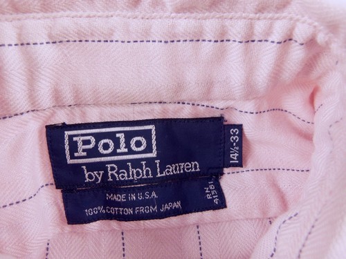 KL415 USA Made Polo Ralph Lauren Camicia Di Cotone Giapponese Vintage si  adatta M OTTIMO! | eBay