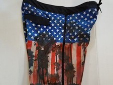 Mens Swim Trunks SizeL 40 NWT Red White Blue