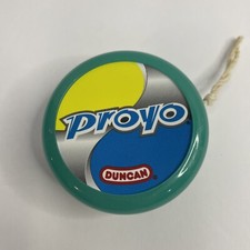 2004 Duncan Yo-Yo Proyo Yoyo Weighted Trick Toy Blue Yellow Gray