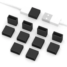 10 Pcs USB Port Protective Cover USB A Male Anti Dust Plug Stopper Cap Cover