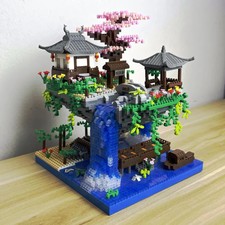 Taohuatan Lake Themed Micro Brick Building Bl...