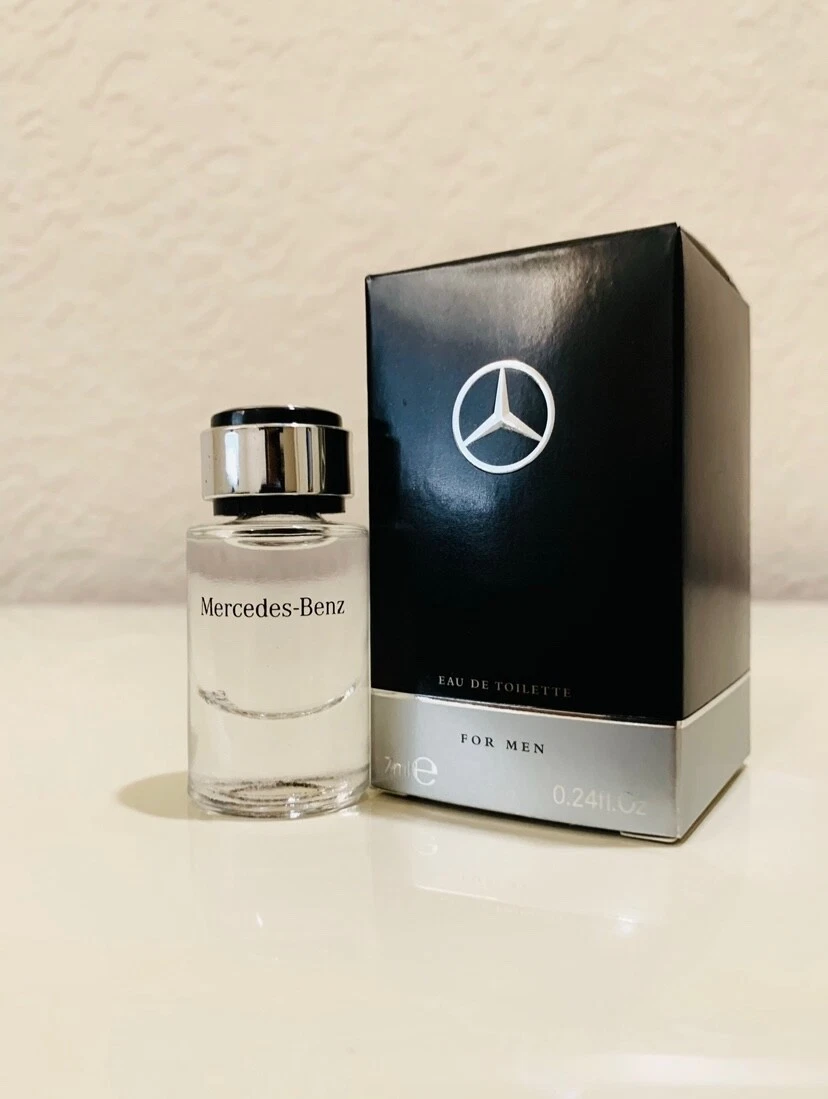 MERCEDES BENZ BLACK MENS PERFUME EAU DE TOILETTE .24FL.OZ 7mLe