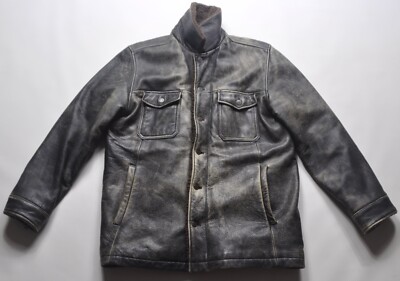 も*✨様 90s old gap short leather bomber ja 90s short real leather bomber jacket Vtg