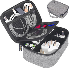 Travel Cords Organizer Electronics Tech Accessories Case Small Carrying Bag for