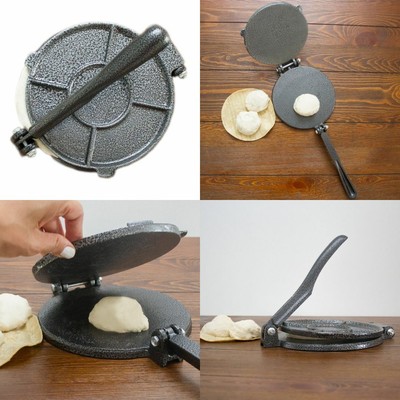8'' Foldable DIY Tortilla Maker Press Pan Pastry Pie Press Maker Bakeware TRSZ8 8'' Foldable DIY Tortilla Maker Press Pan Pastry Pie Press Maker Bakeware TRSZ8