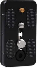 TY-70A Quick Release Plate with Video Pin Compatible with VA-5 Fluid Head - Blac