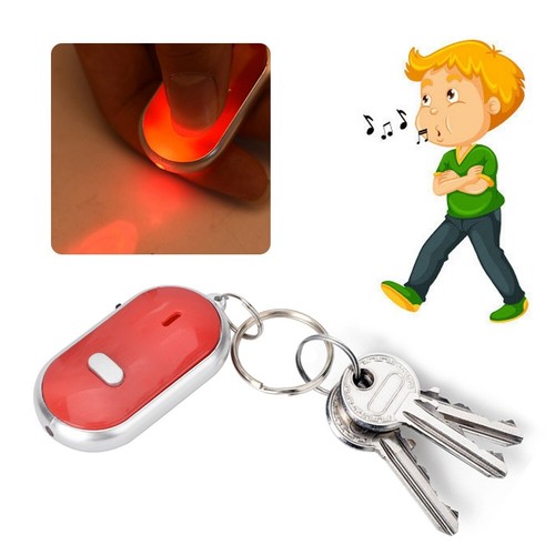 Anti Lost Alarm Key Finder Locator Bag Whistle Sound Control With Battery Wh ECM - Picture 3 of 17