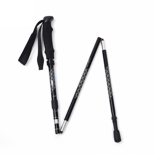 Pack de 2 Bastones de Trekking Plegables Senderismo Bastones Telescópicos Ult... - Imagen 4 de 5