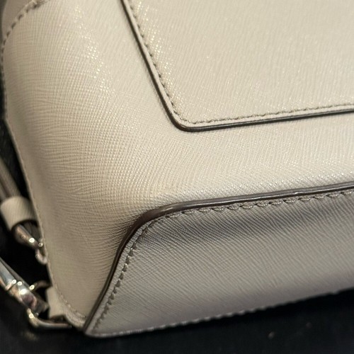 Kate Spade Cameron Light Gray Mini Convertible Backpack Crossbody Purse - Picture 9 of 16