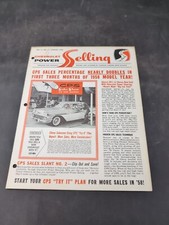 1958  Chevrolet Selling Power Bulletin Dealership Vintage 
