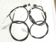 Throttle And Choke Cables Front And Rear Brake Cables Set Fit Yamaha Peewee PW50