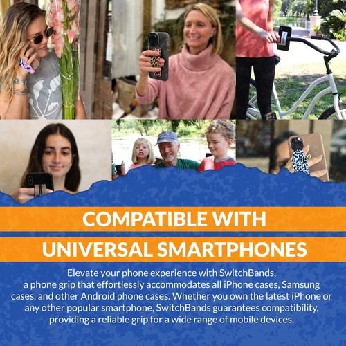 Universal Phone Grip Straps for Secure Handling | Reversible - 第 21/88 張圖片
