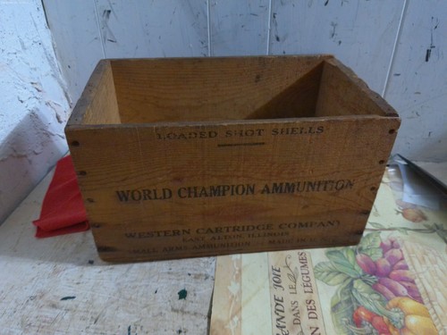 Western 500 16ga XPert Vintage Empty Wooden Crate Ammo Box 500 rounds - Picture 2 of 5