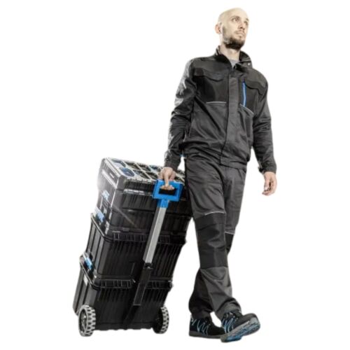 HOGERT Modulares Werkzeugaufbewahrungssystem 4in1 Mobiler Werkzeugkoffer Set - Bild 8 von 9