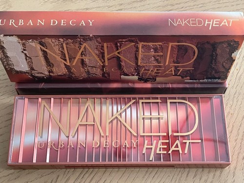 Urban Decay Naked Heat Eyeshadow Palette Full Size Double Ended Brush NEW! - Afbeelding 1 van 9