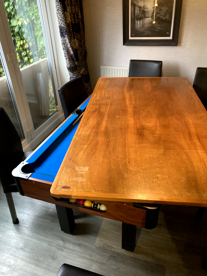 Pool table dining table 6 ft | eBay UK