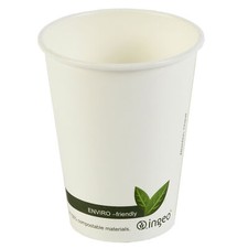 Compostable Hot Drink Cups 12oz / 340ml - x 50 - Biodegradable Takeaway Cups