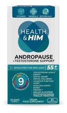 Health & Her Health & Him Andropause 55+ Multi-Nutrient Supplement 60 Capsules