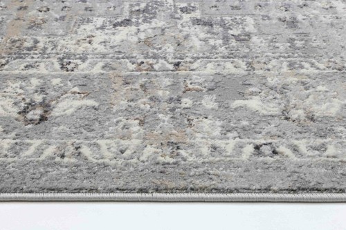 Tadley Grey Medallion Distressed Transitional Rug Runner 80x300cm *FREE DELIVERY - Picture 3 of 4