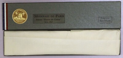 France 1967 Monnaie de Paris Fleurs De Coins Paris Mint 8