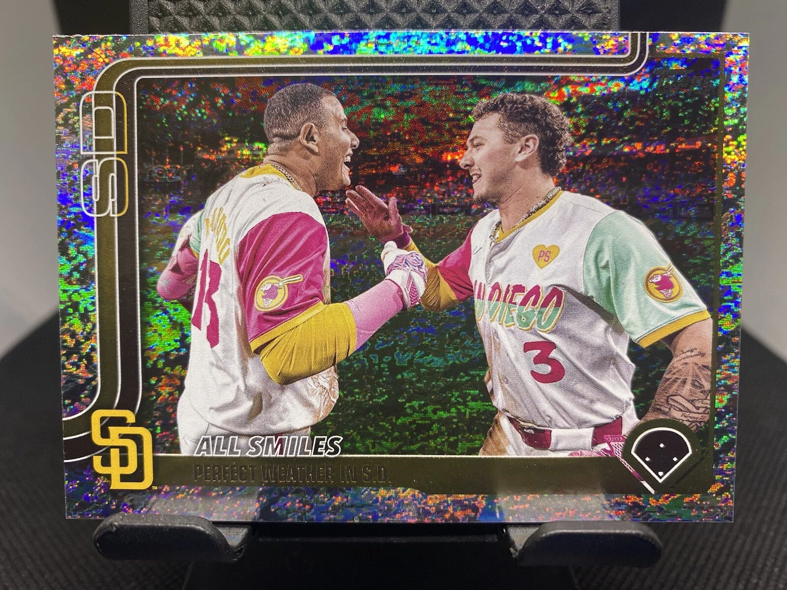 2025 Topps Series 1 - All Smiles Manny Machado, Jackson Merrill #143 Holofoil