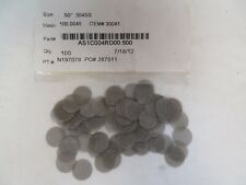 NEW NO NAME 304 STAINLESS MESH FILTER SCREEN 1/2" 0.5" OD 100.0045 "LOT OF 100"
