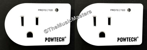2X Single Outlet AC Wall Plug Surge Protector Power Suppressor 245 Joules 1875W - 第 1/12 張圖片