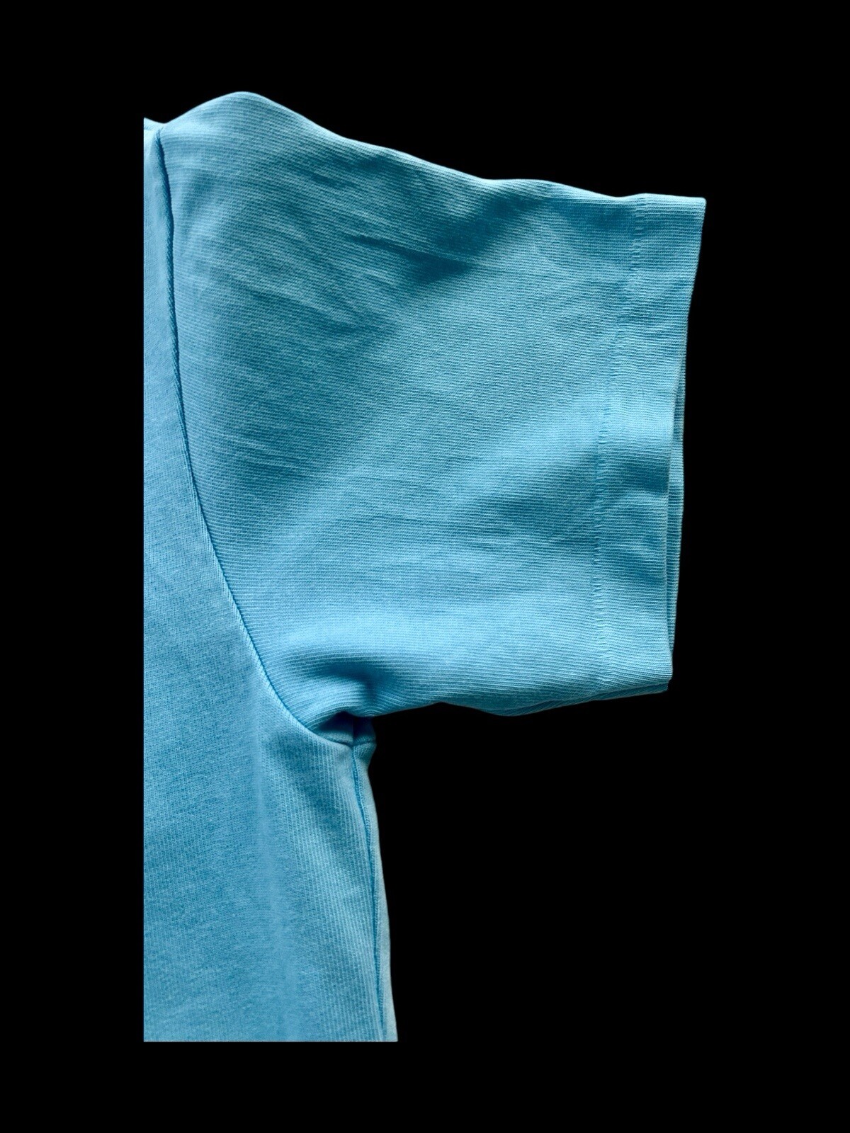 MadHappy Basic Light Blue Blank Single Stitch Hea… - image 6