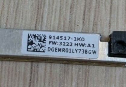 HP Pavilion Power 15-CB 15-CK 17-AR 15-CC Series Webcam Camera Board 914517-1K0 - Afbeelding 2 van 3