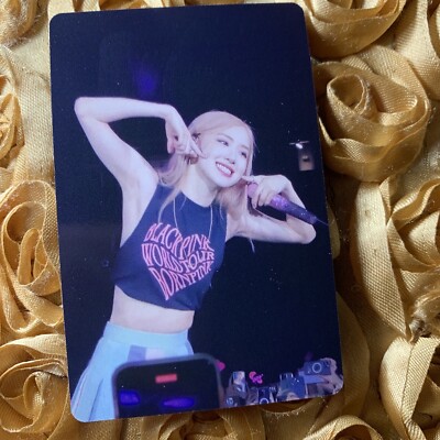 Rose BLACKPINK Group Born Pink Tour Celeb K-pop Girl Photo Card World Tour 1
