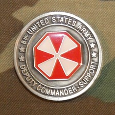 Original 8th US Army Deputy Commander Support Gen. Ronald L. Lowe Challenge Coin