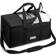 CarreGas&reg; Warm Food Delivery Bag, Large 53x30x28cm Takeaway Uber Eats Bag 50L