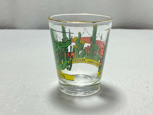 2 oz. Shot Glass Cactus Country Arizona - Picture 3 of 5