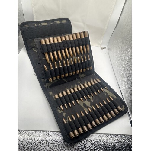 100 Round Rifle Bullet Cartridge Ammo Pouch for .38 30-30 7.62x39 .410 - Picture 41 of 42
