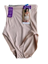 Naomi & Nicole Hi-Waist Brief NWT Nude XL Comfortable Firm 16/18