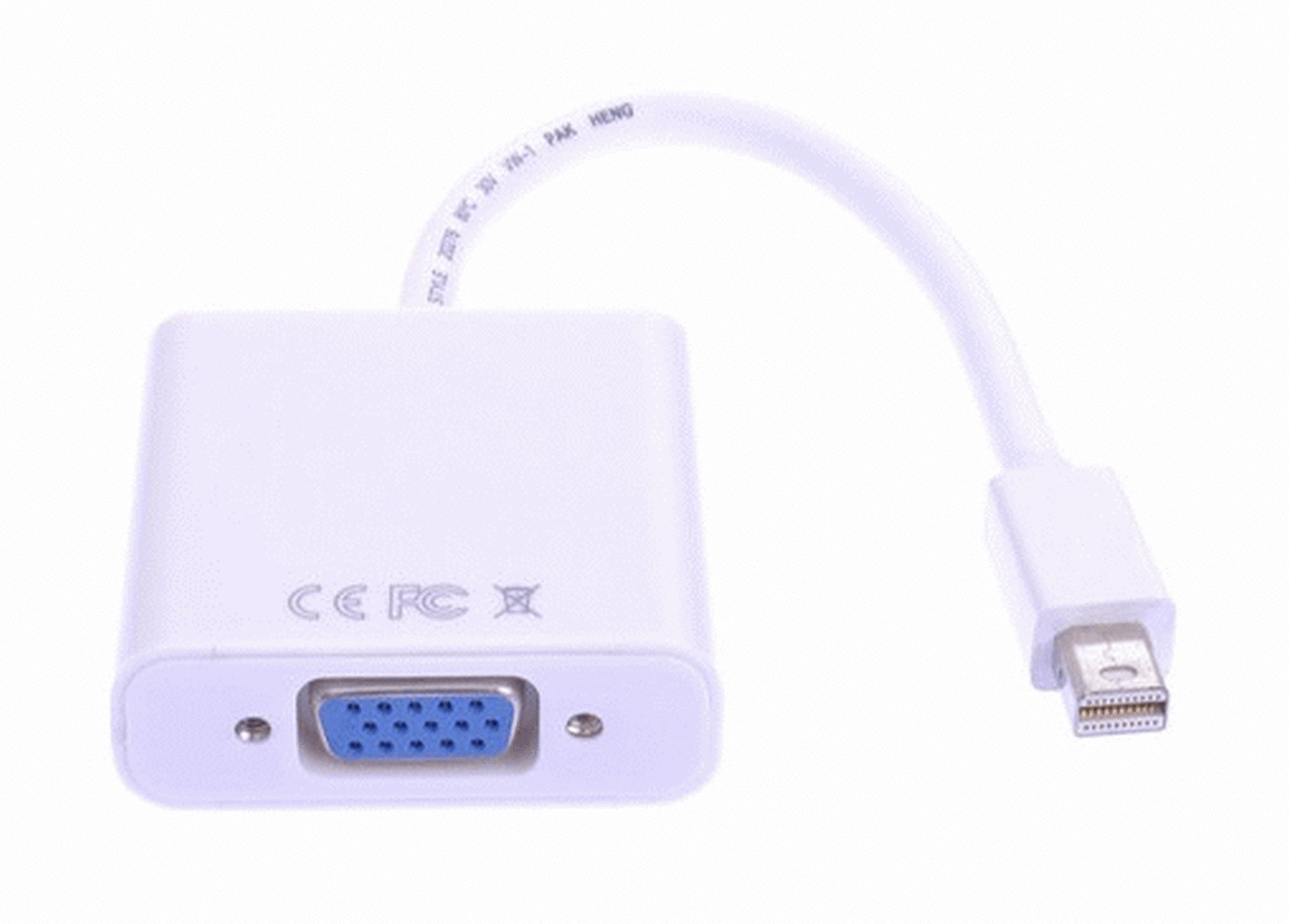 Adapter Mini DisplayPort Display Port To VGA Cable Apple Macbook DP