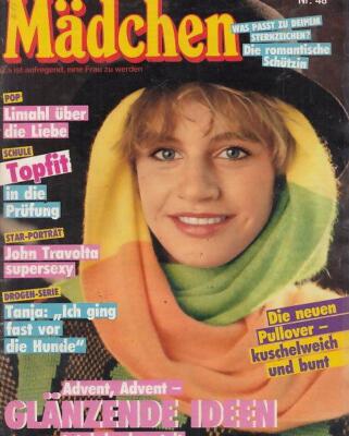 Mädchen Valerie Kaprisky,Limahl,Mick Jagger,John Travolta,Phil Collins